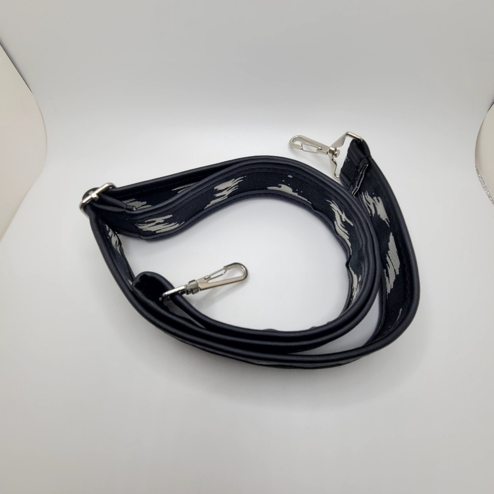 Black White Southwestern Bag Strap